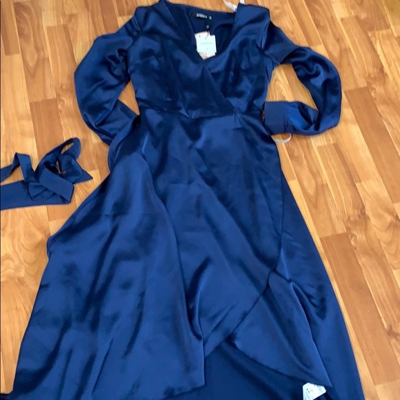 NWT missguided high low midi dress - Picture 5 of 6